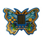 Elektronická hra Tetris v tvare motýľa - modrá